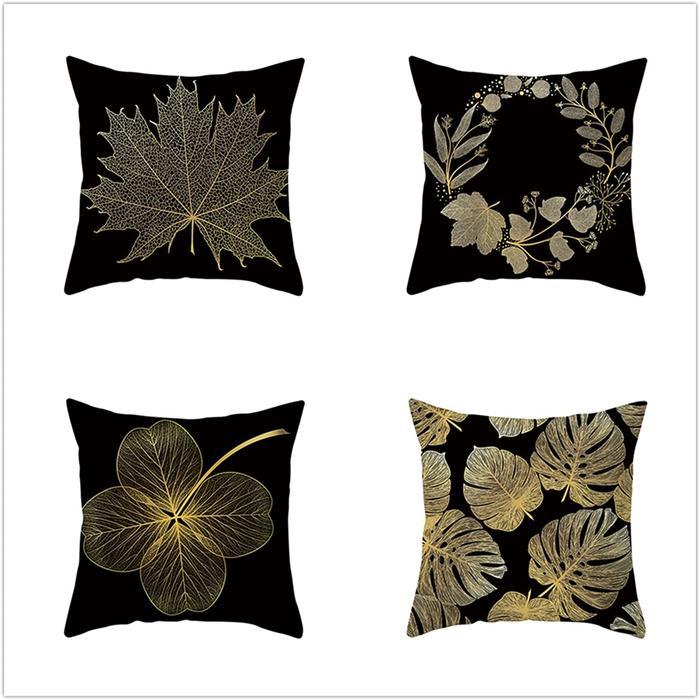 DD - ปลอกหมอนอิงหมอน Premium Black Gold Series 45 x 45 - ปลอกหมอน