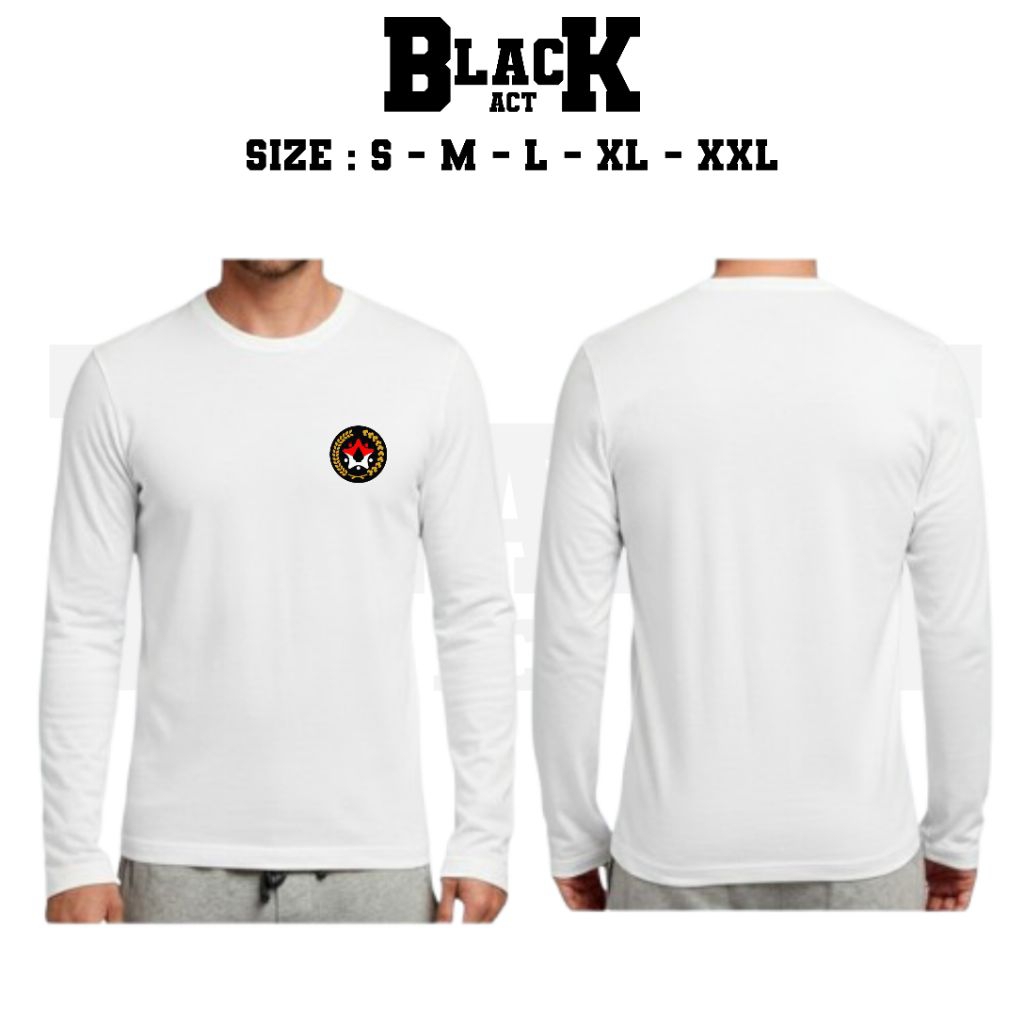 MINISTRY OF HOME PMK LOGO CHEST เสื้อยืดแขนยาว