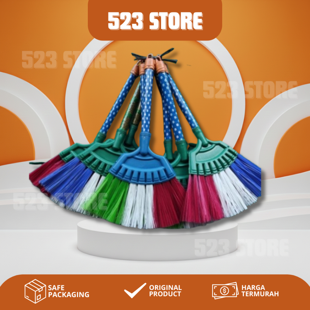 MINI BROOM FOR CARS MADE OF NYLON STRING / MINI NYLON STRING FLOOR / MINI STRING BROOM / 9-FINGER NY