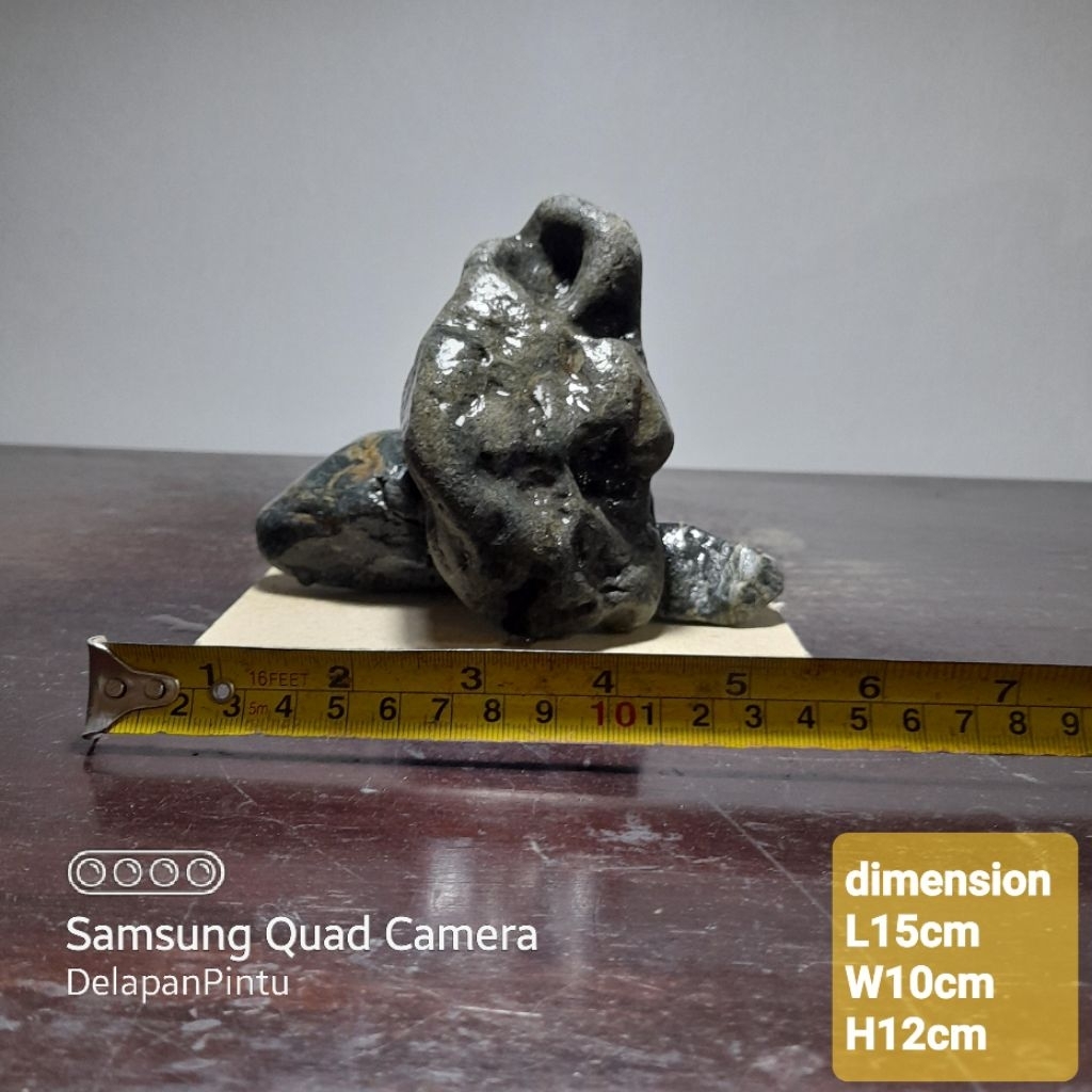 มิติหิน Hakkai L15W10H12cm สวยมากสําหรับตกแต่งตู้ปลาถังขนาดเล็ก DOOA