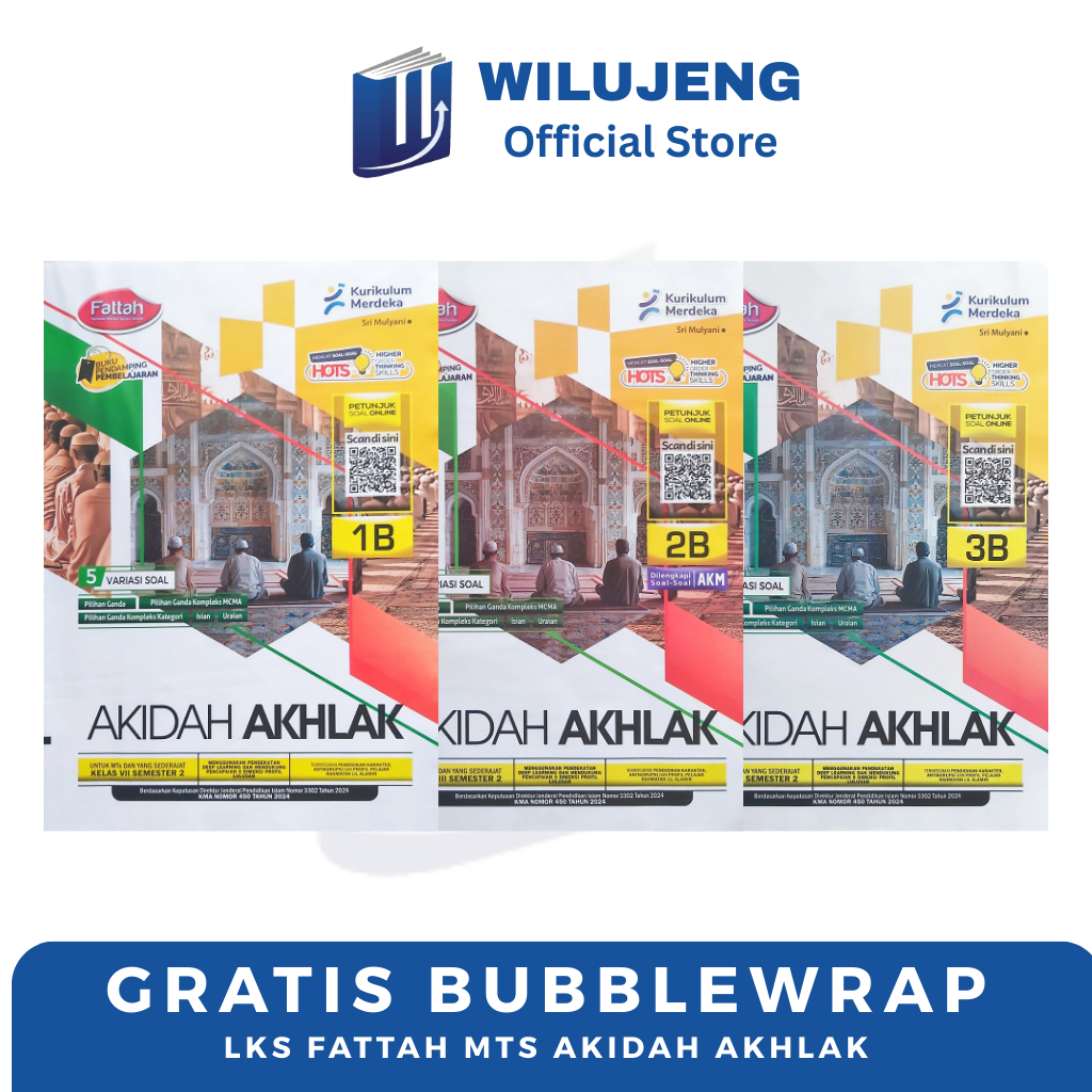 LKS Fatah Aqidah Akhak Class 7 8 9 Odd & Even SMP MTS Putra Nugraha