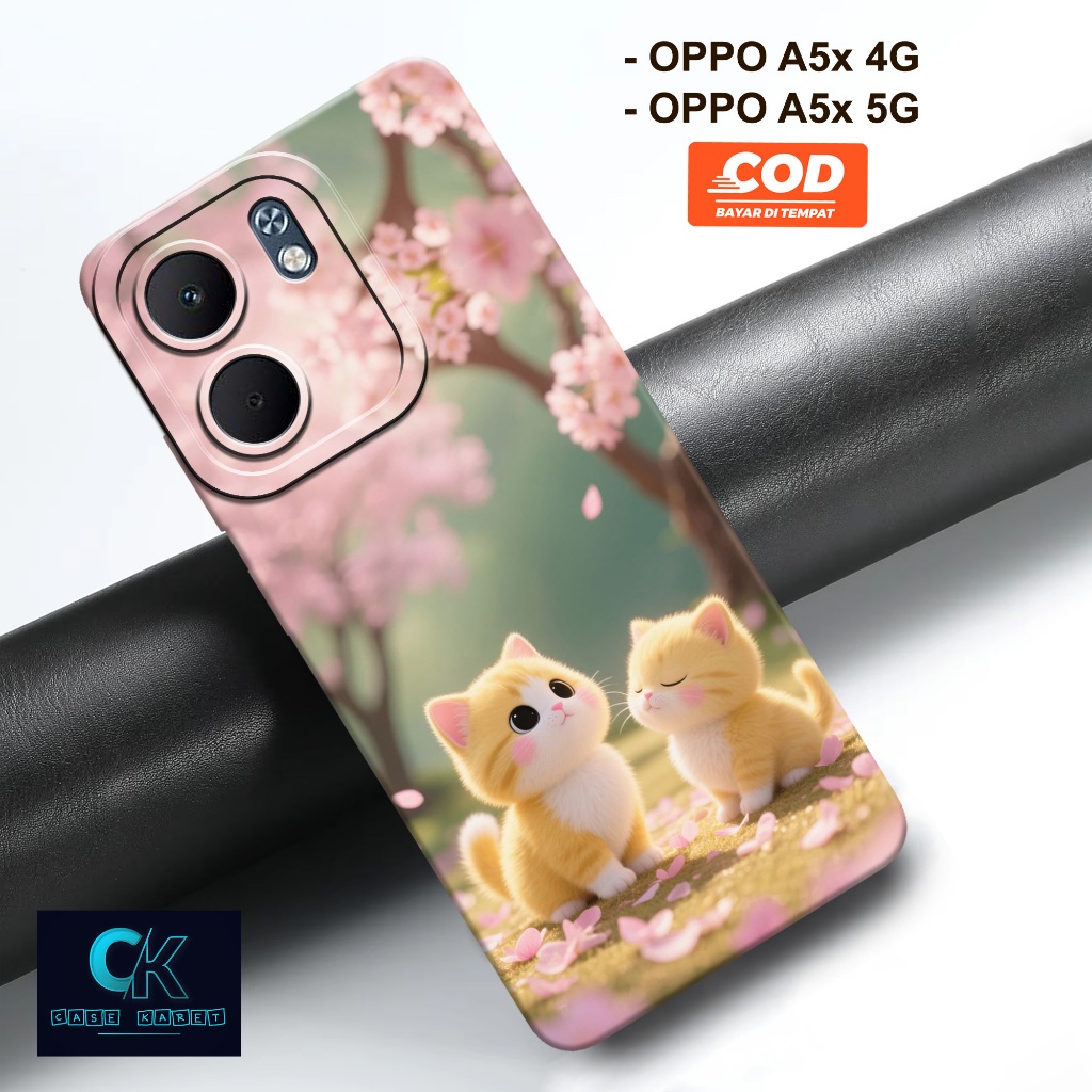 HP เคส OPPO A5x 4G / A5x 5G ล่าสุด - เคสแมวแฟชั่น - เคสยาง - เคส OPPO A5x 4G / A5x 5G - เคสโทรศัพท์ 