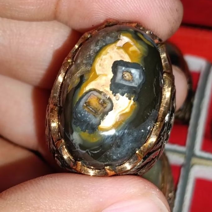 แหวนหินคอรัลหนงกา 25B17Bu9mm