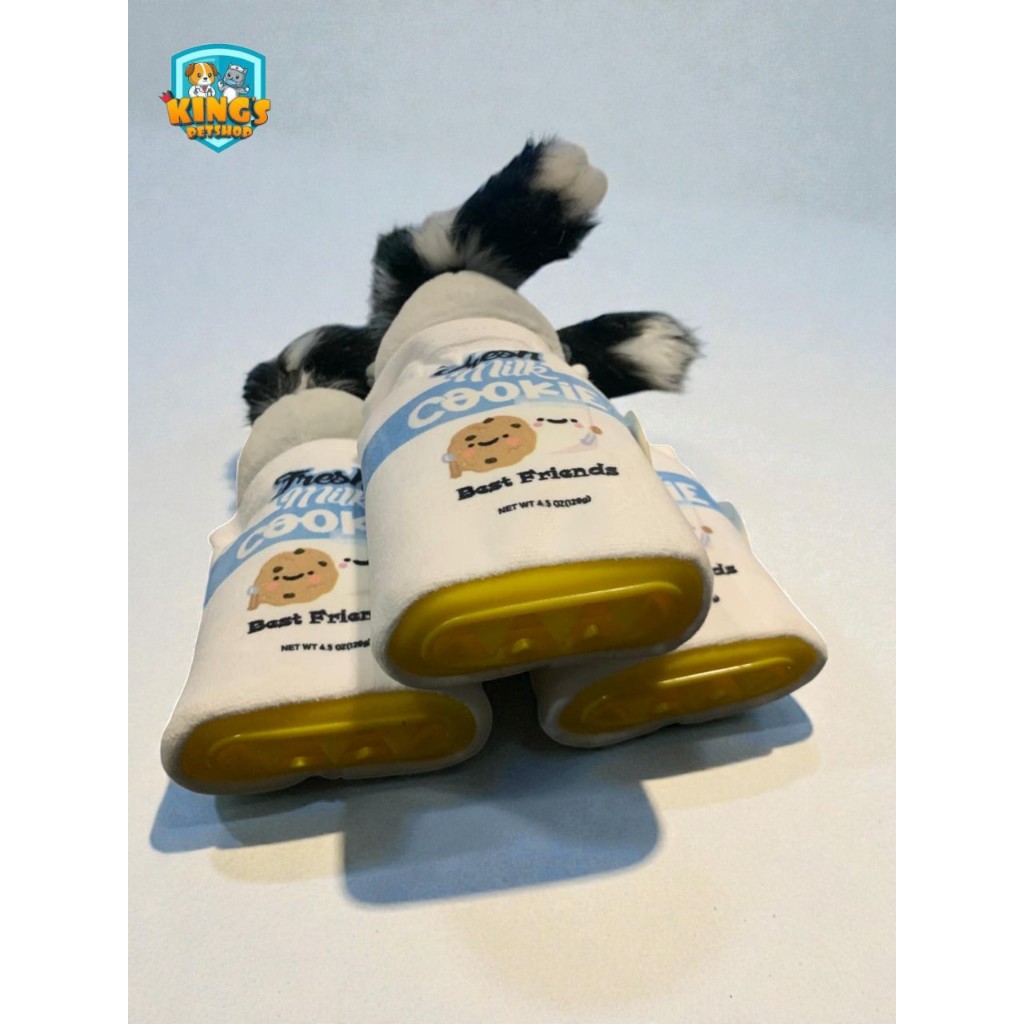 DOG TOY FRANK SNACK ATTACK MILK COOKIE