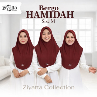 ZIYATTA - Hijab Instan Pet Bergo Hamidah Size M Kerudung Daily Jersey Korea Premium