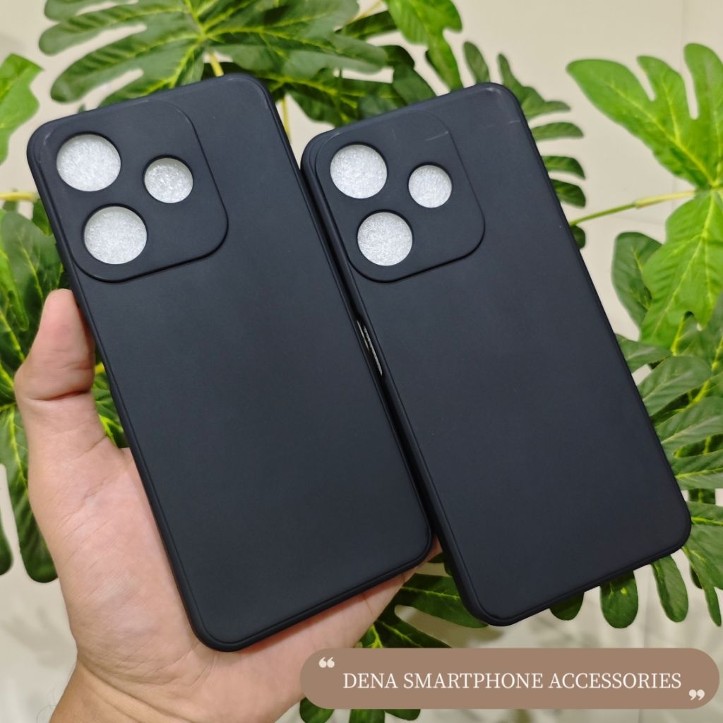 Tecno Spark 10C Ki5K Black SlimMatte Soft Case