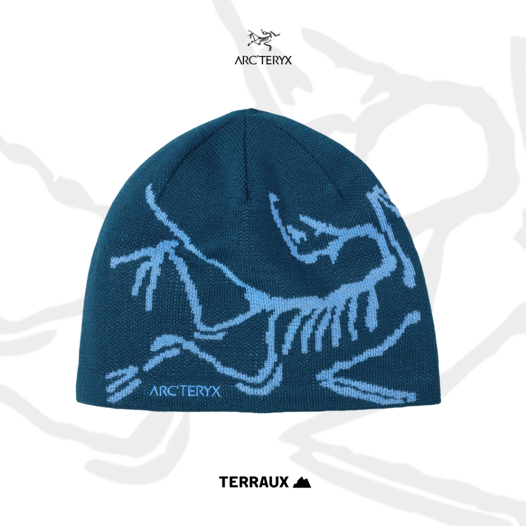 Beanie Arcteryx Authentic Head Bird Head Toque Arcteryx Original - สีน้ําเงิน (Nightscape/Glacial)