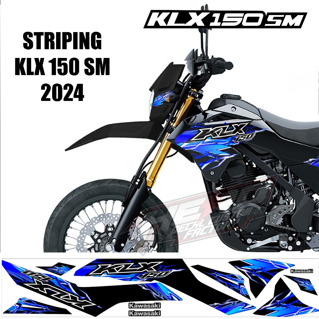 สติ๊กเกอร์ 07 STRIPING KLX 150 SM-STRIPING สติ๊กเกอร์ KLX 150 SM
