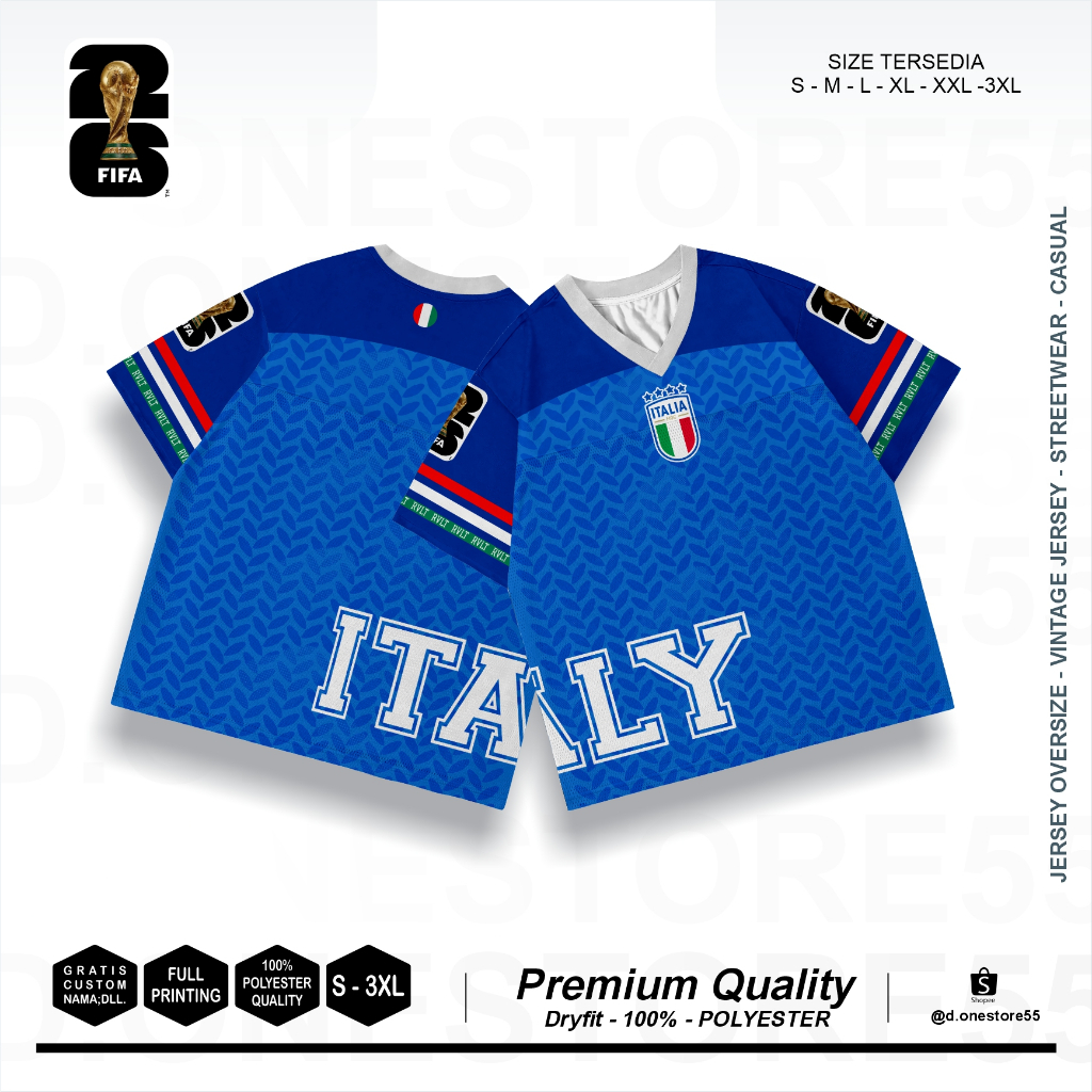 JERSEY ITALY 2026 OVERSIZE FANS EDITION