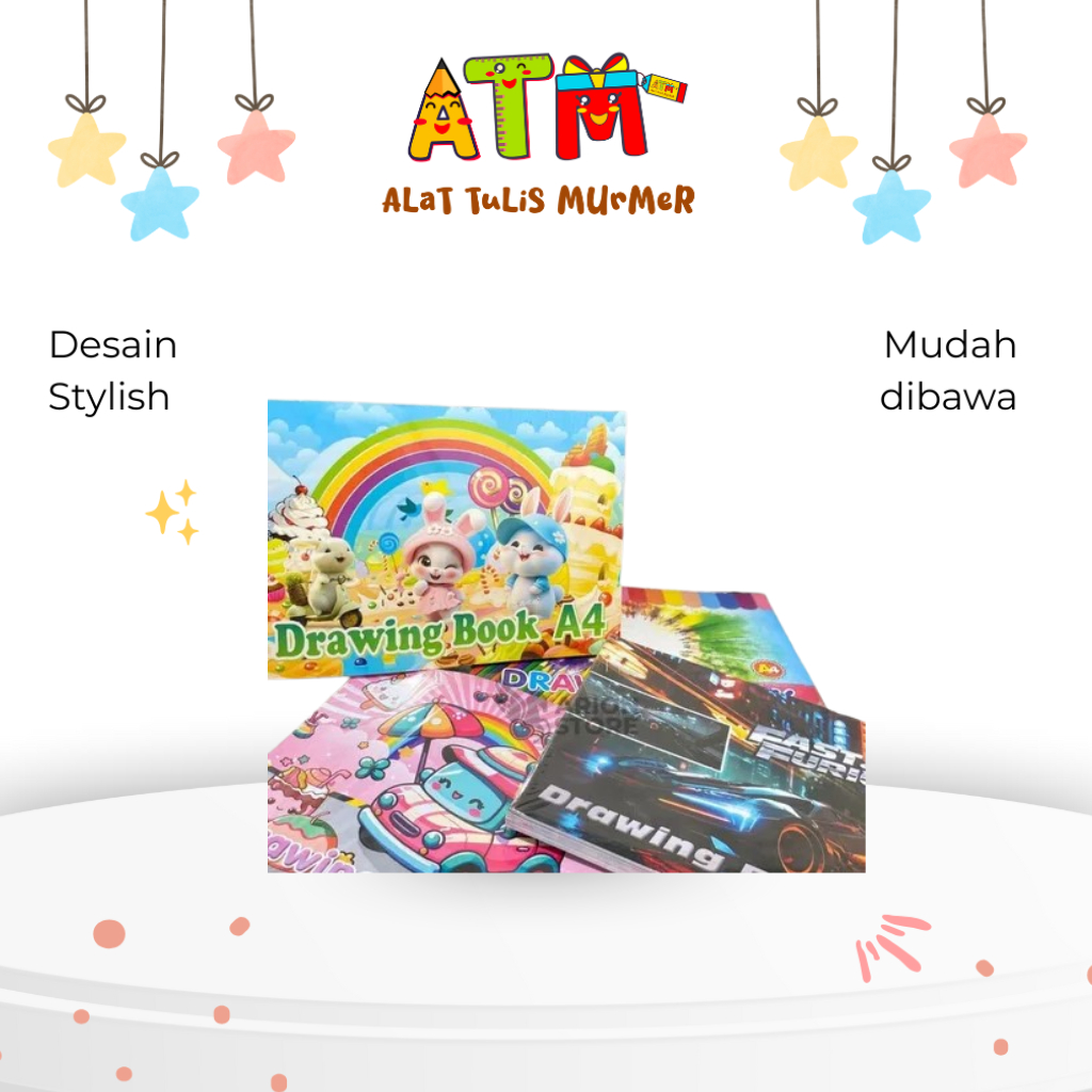 SILVER HORSE DRAWING BOOK A4 / DRAWING BOOK SILVER HORSE A4