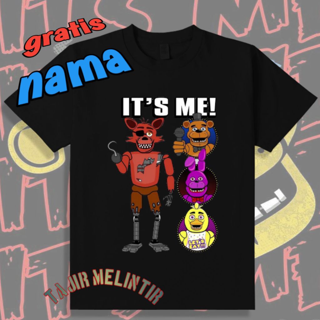FNAF Five nights At Freddys Soft T-Shirt สําหรับเด็กชายและเด็กหญิง