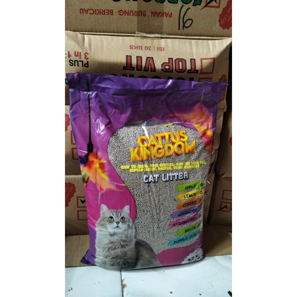 Cattus Kingdom Sand - ทรายแมวหอม 5.5 ลิตร กลิ่นผสม