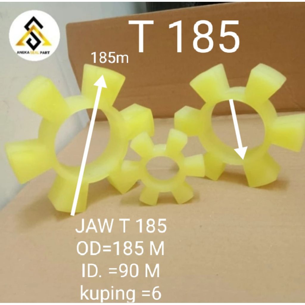 ข้อต่อยาง Jaw T 185 ข้อต่อ Jaw T185