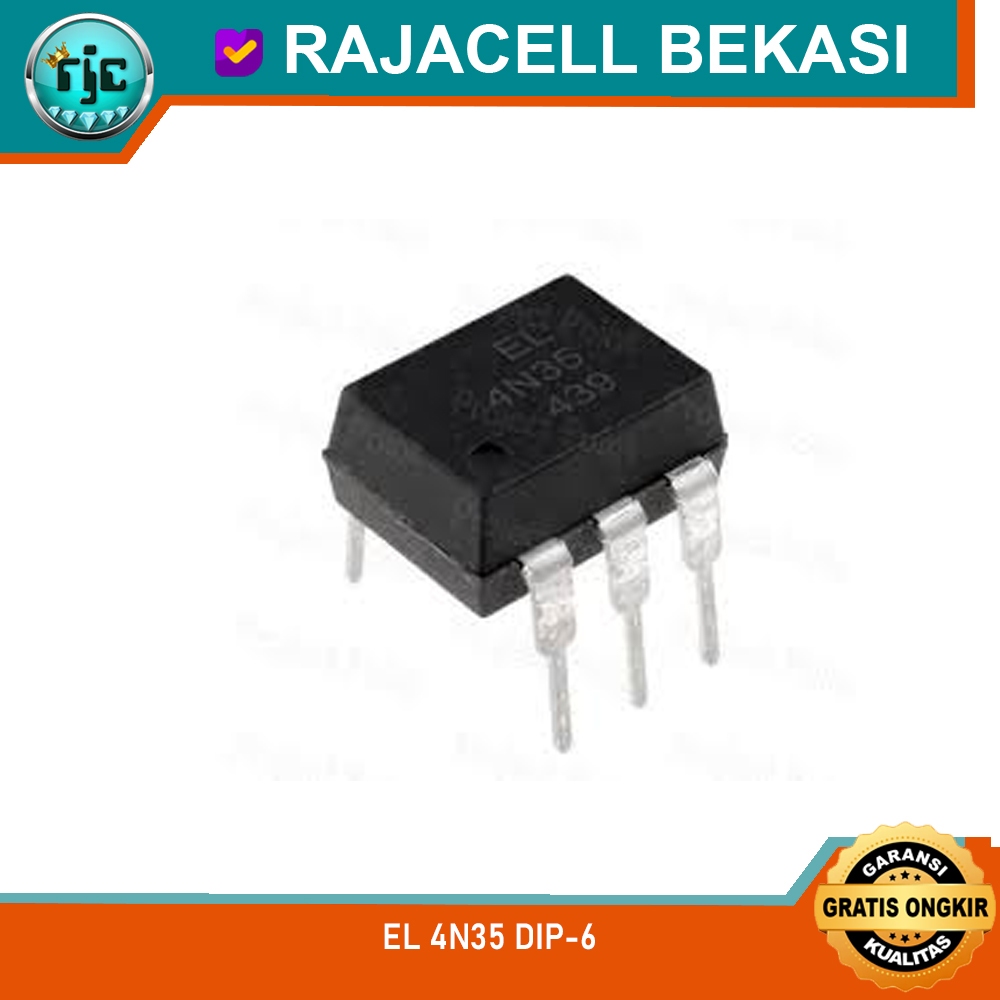 IC Optocoupler 4N35 DIP-6 ตัวรับส่งสัญญาณภาพเอาต์พุต Optosulator EL4N35 วัตถุประสงค์ทั่วไปเดิม