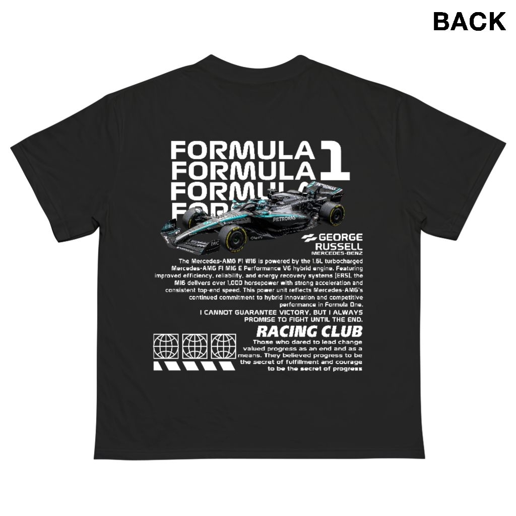 เสื้อยืดโอเวอร์ไซส์ Mercedes Benz Formula 1