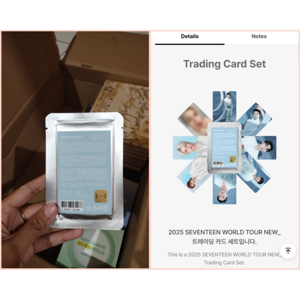 SEVENTEEN - MERCH NEW TRANDING CARD SET SEALED