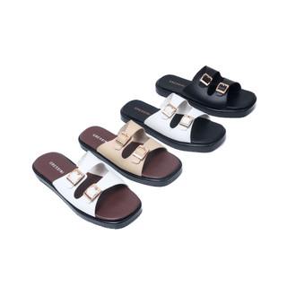 Sandal Wanita Slop Kekinian/Sandal Wanita Ban2 Tendy