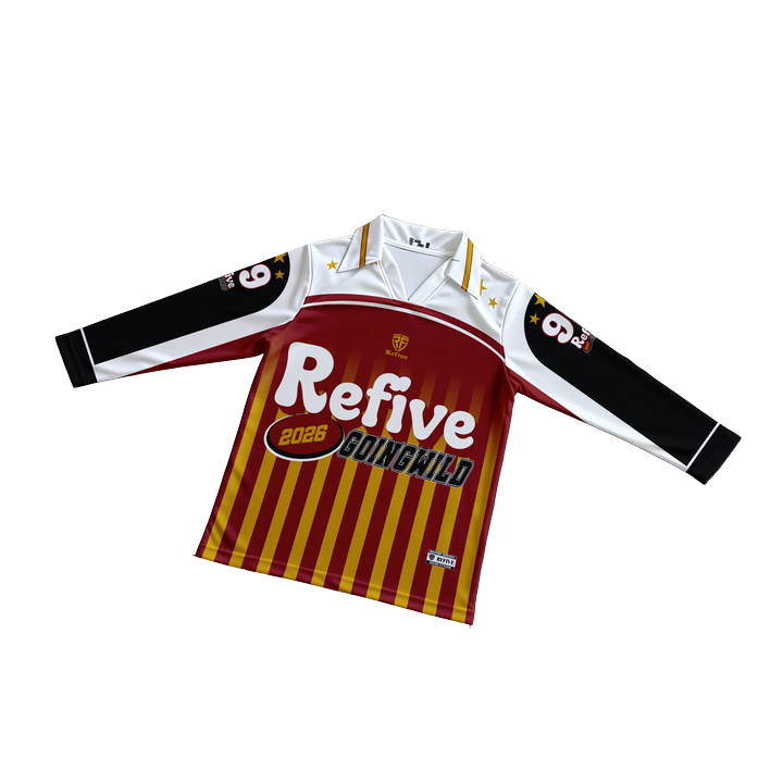 ปฏิเสธ- JERSEY VINTAGE แขนยาว Retro COLLOSAL JERSEY แขนยาวผู้ชายและผู้หญิง Premium jersey casual/str