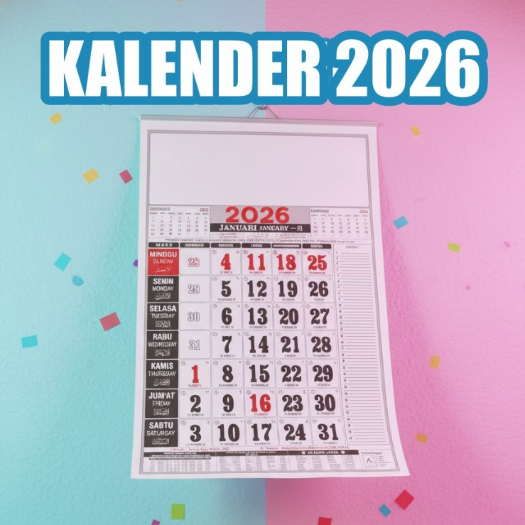 WALL CALENDAR 2026!!!