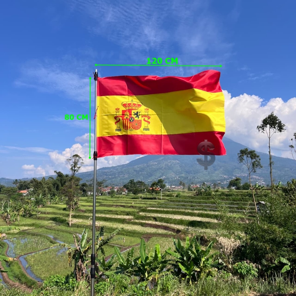 SPANISH FLAG 120 CM x 80 CM