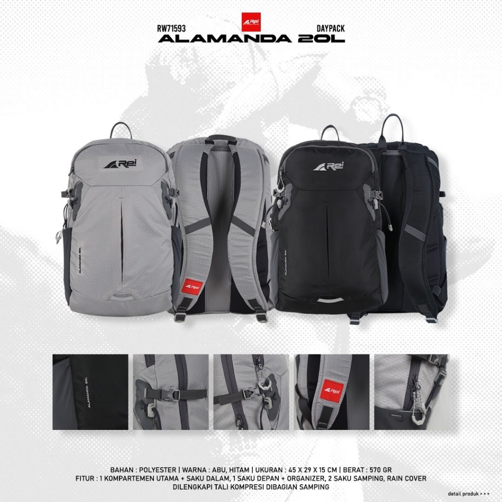 Arei Outdoorgear กระเป๋าเป้ Alamanda 20 Liter / Daypack