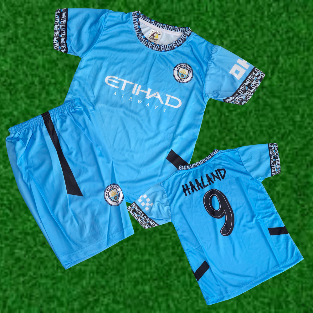 MAN CITY KIDS เสื้อฟุตบอลชุด/ เสื้อฟุตบอล MAN CITY AGES 7-12 YEARS