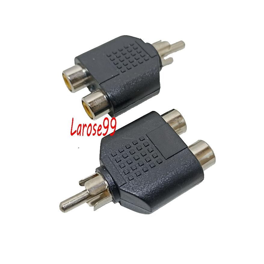 RCA Spliter Branch T 1 ชาย 2 หญิง / T RCA Audio Video Spliter Y