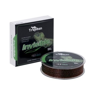 Senar Pancing Nilon Bunglon 100 meter Speckle Fishing Line Nylon Hijau Bintik Kamuflase Invisible Tidak Terlihat TRAPMAN