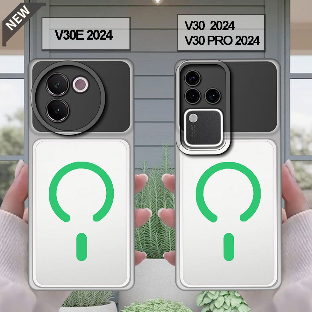 เคส VIVO V30 _เคส VIVO V30E _เคส VIVO V30 PRO - เคสซิลิโคนสีดําใส ยืดหยุ่นหนายืดหยุ่น