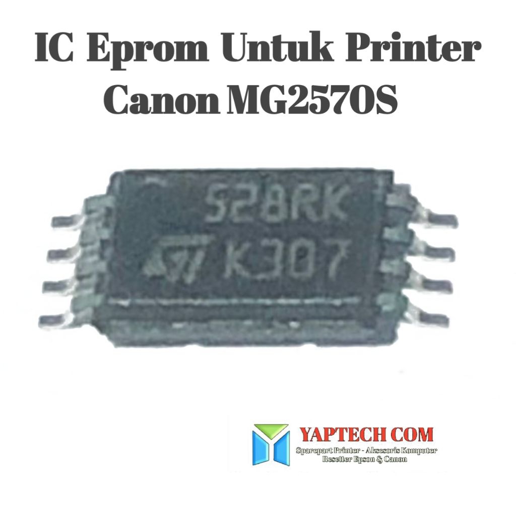 IC Eprom 528RK MG2570S รหัส 528RK มีโปรแกรมสําหรับ Canon เมนบอร์ด MG2570S Marked QM8-0657