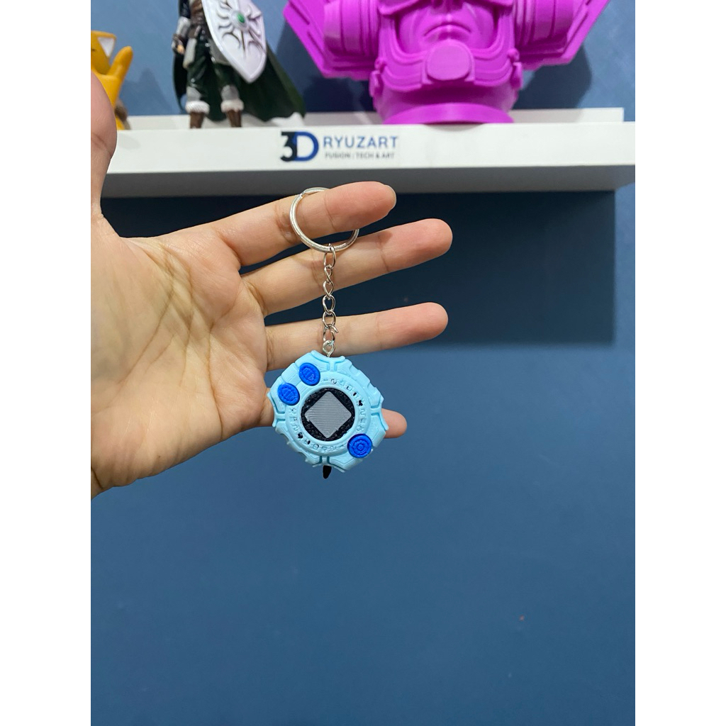 GANTUNGAN พวงกุญแจ Digivice/พวงกุญแจอนิเมะ Digimon การพิมพ์ 3D/พวงกุญแจdigivice