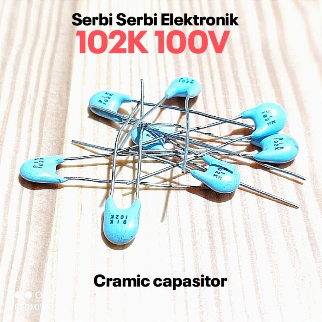 ตัวเก็บประจุเซรามิก 102 100V 102K 102J 1KV
