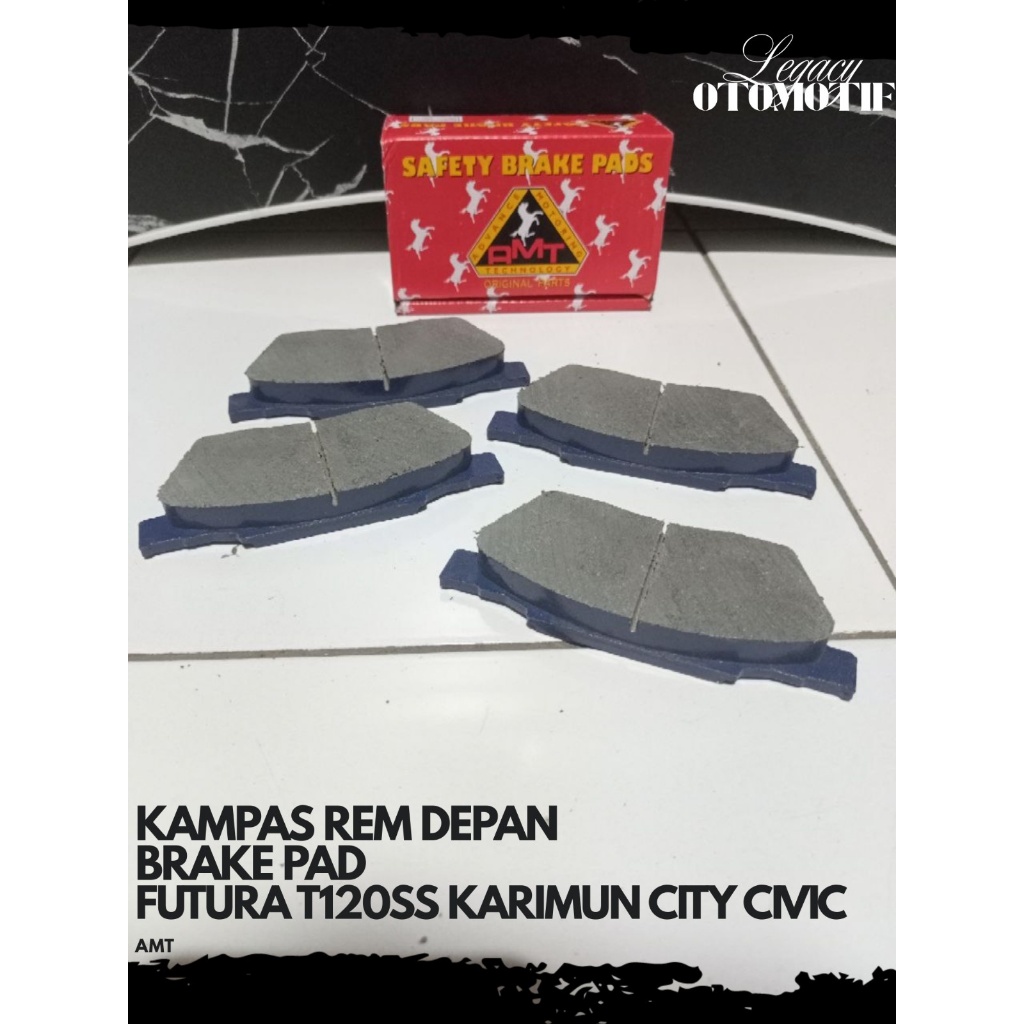 [Legacy] BRAKE PAD FRONT BRAKE PAD CIVIC WONDER 84-87 CIVIC GRAND 84-91 CITY Z 96-02 FUTURA 91-18 T1