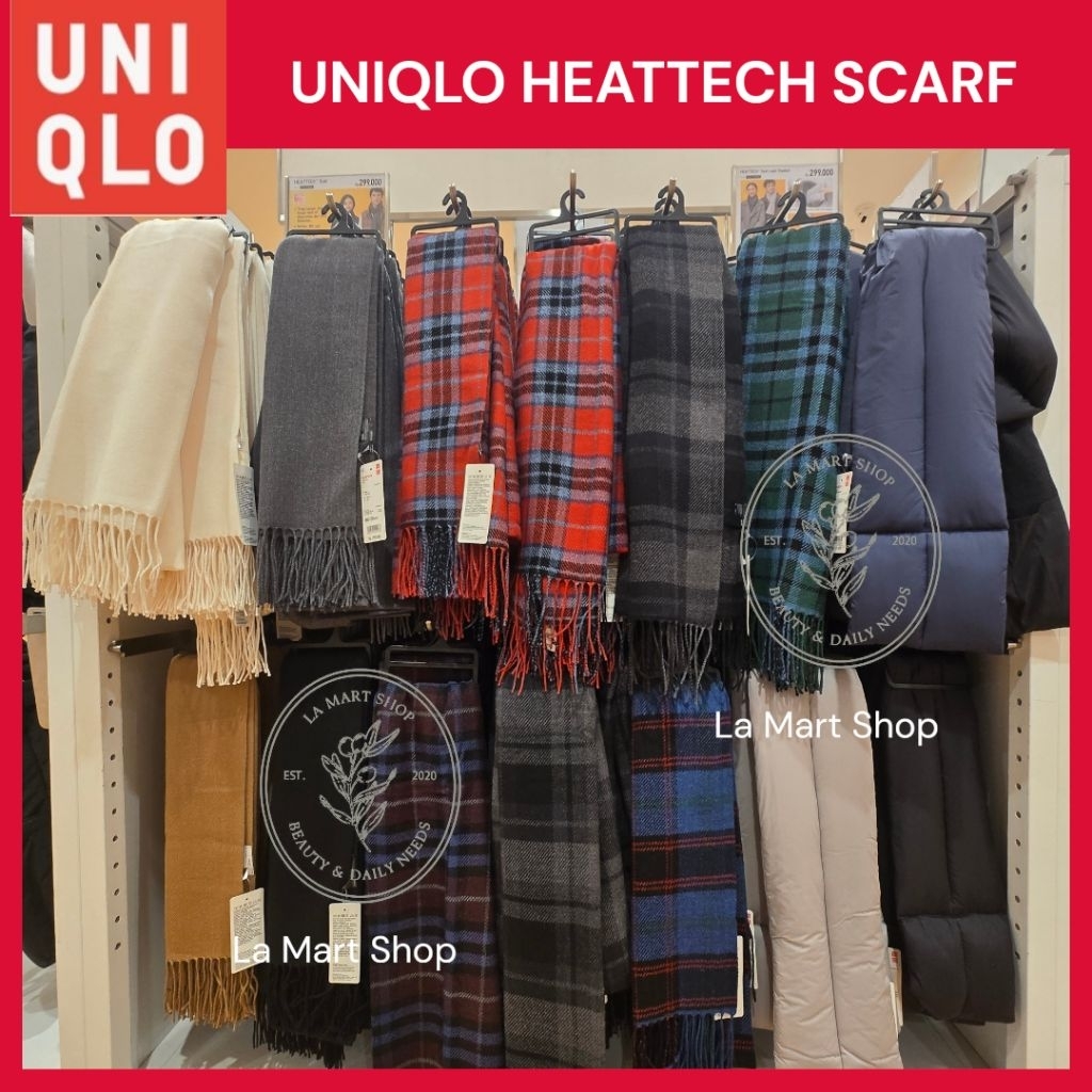 - UNIQLO Heattech ผ้าพันคอผู้ใหญ่ / ผ้าพันคอ Uniqlo Heattech / ผ้าพันคอผู้หญิง Uniqlo / ผ้าพันคอผู้ช