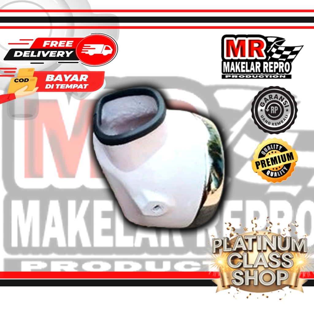 CD CT Viber White Raw Headlight Cover Home Speedometer Set (ดิบ Viber shell)