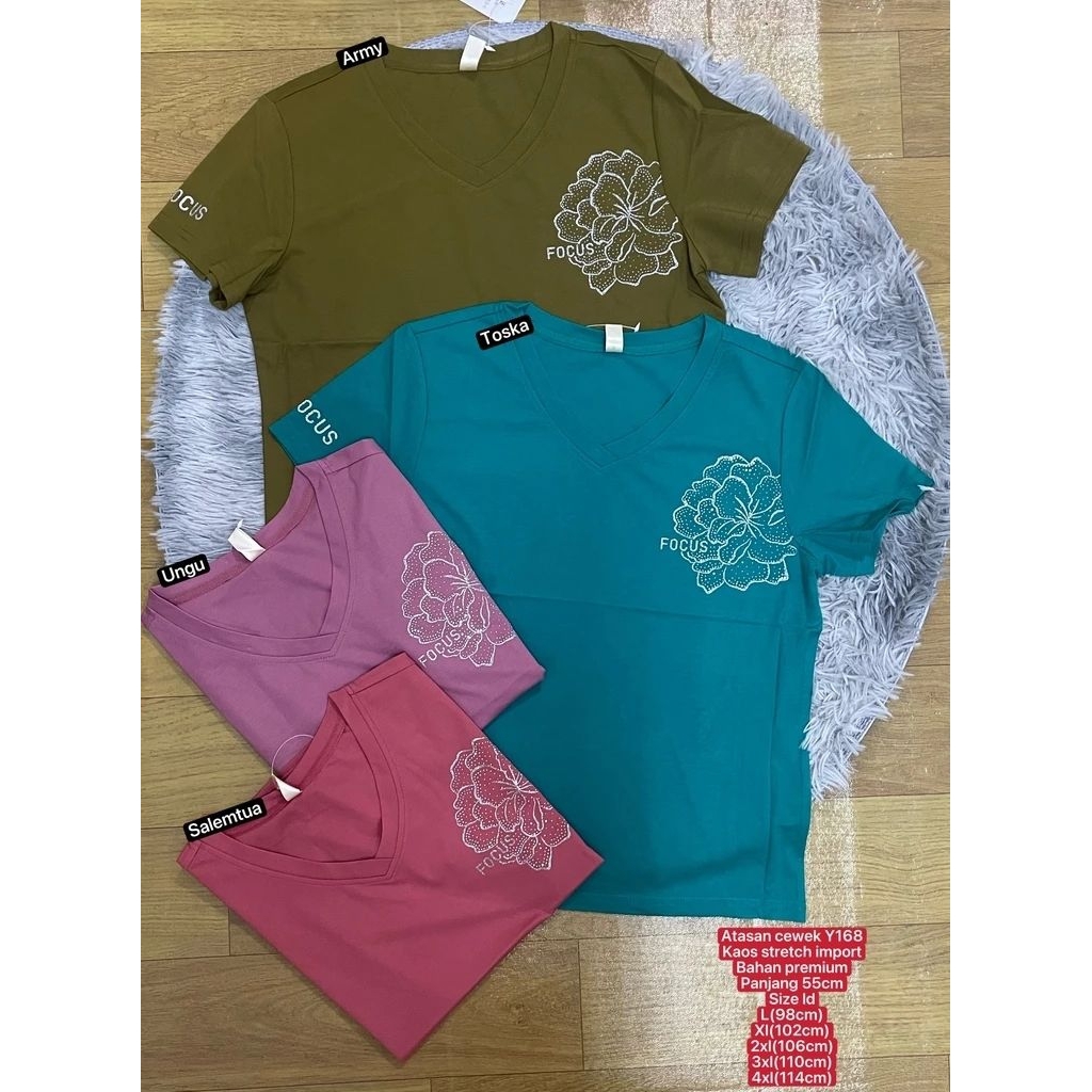 Y168 - Y183 - Y132 เสื้อยืดเด็กผู้หญิง