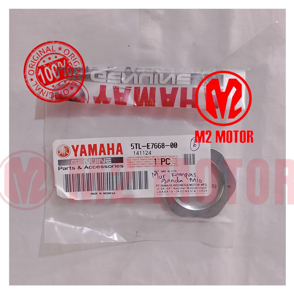 MIO DOUBLE CLASP NUT 5TL-E7668-00 เดิม YAMAHA