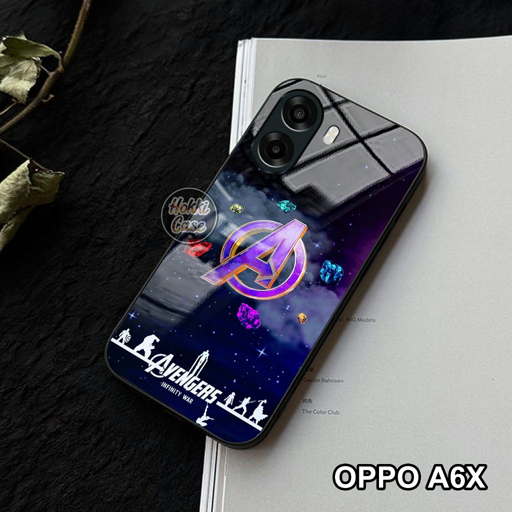 เคส HP Oppo A6X สําหรับผู้ชาย - เคส Oppo A6X Glass Softcase - เคส Oppo A6X - ซิลิโคน Oppo A6X - เคสโ