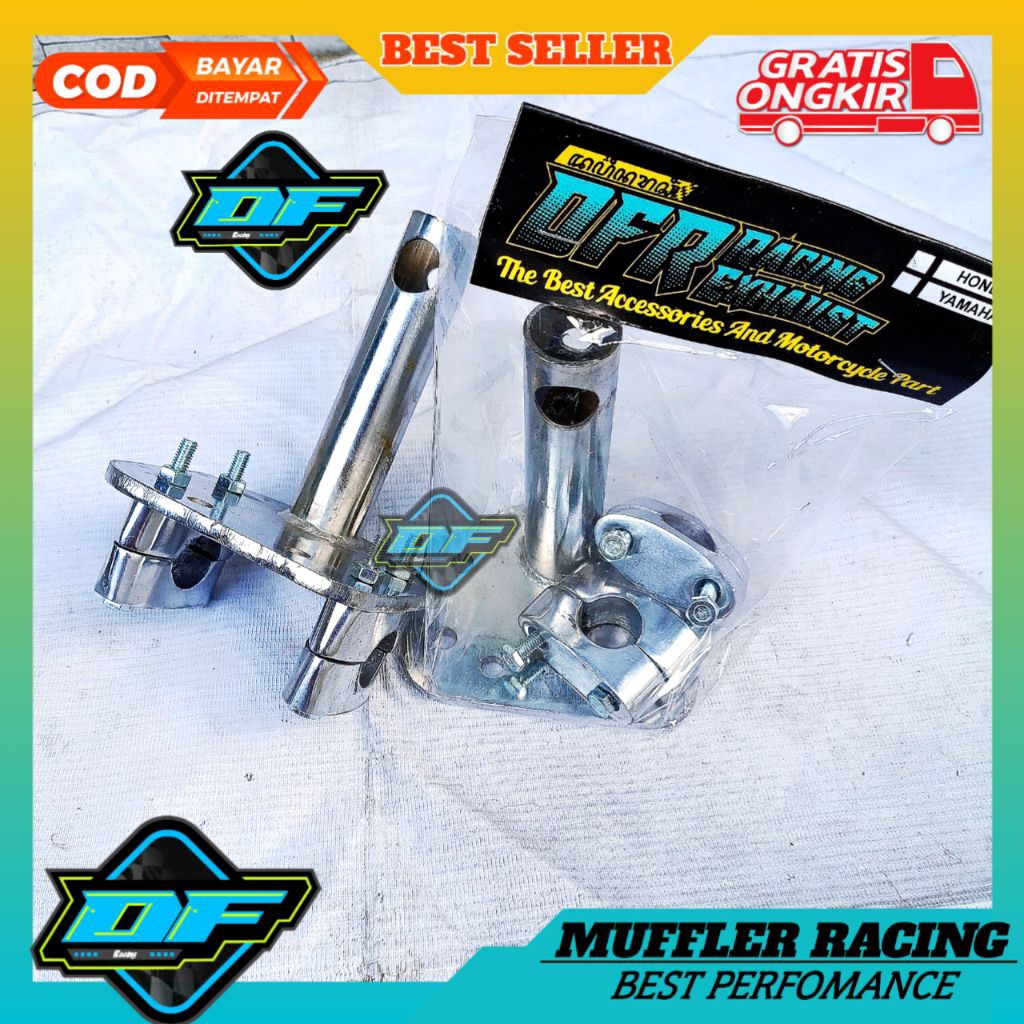 HONDA DFR Original CROM 6mm สีดํา 4mm universal racing Tronton Handlebar Mount