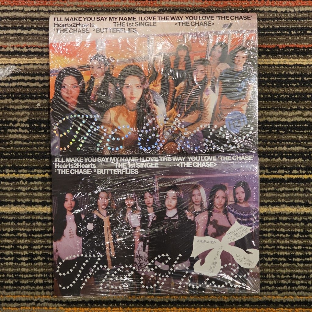 Hearts2Hearts The Chase Album - เวอร์ชั่นโฟโต้บุ๊คปิดผนึกอย่างเป็นทางการ h2h