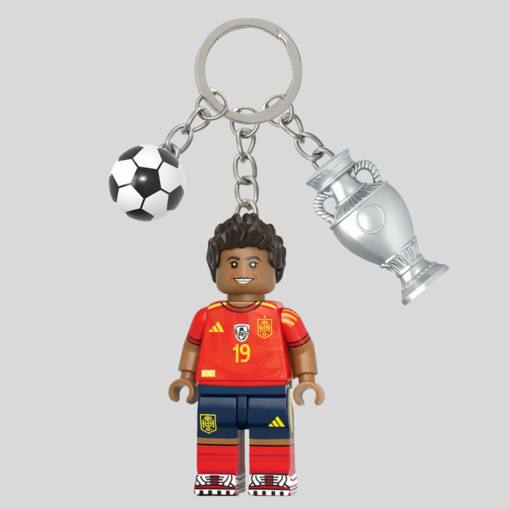 พวงกุญแจ LEGO GANTUNGAN Lamine Yamal | พวงกุญแจสเปน Lamine Yamal