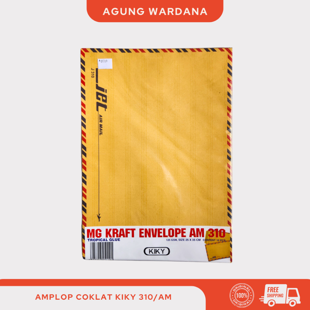KIKY CHOCOLATE ENVELOPE 310 AM USING 10 ชิ้น กาว
