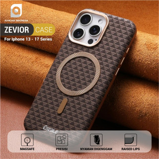 ALFACASE Case Zevior iPhone 13 14 15 16 17 Air Pro Pro Max - Casing Zevior