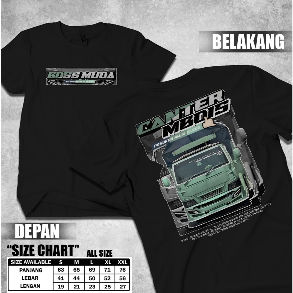 ABASTORE.IDN T-SHIRT Young Boss Truck Canter Mbois
