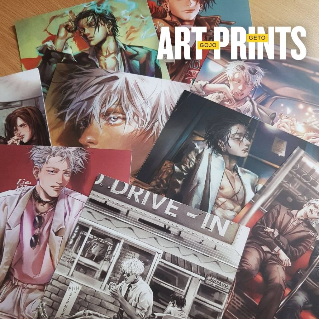 JJK ART PRINTS Gojo Satoru, Gego Suguru, Ieiri Shoko lie173