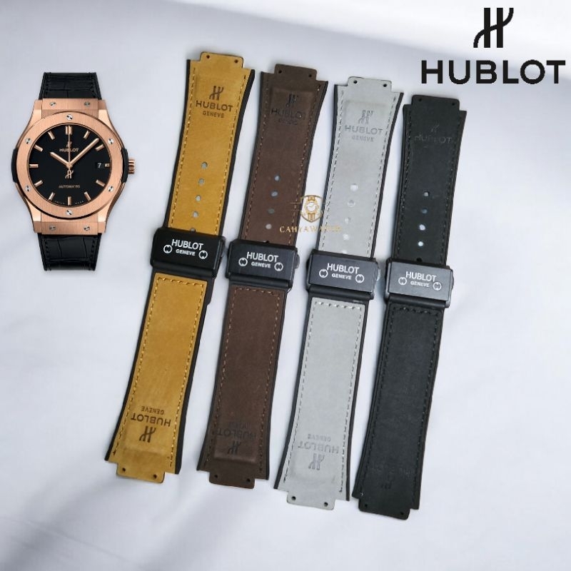 Hublot สายนาฬิกาหนัง Hublot สายนาฬิกาหนัง 24 มม. 326 มม.