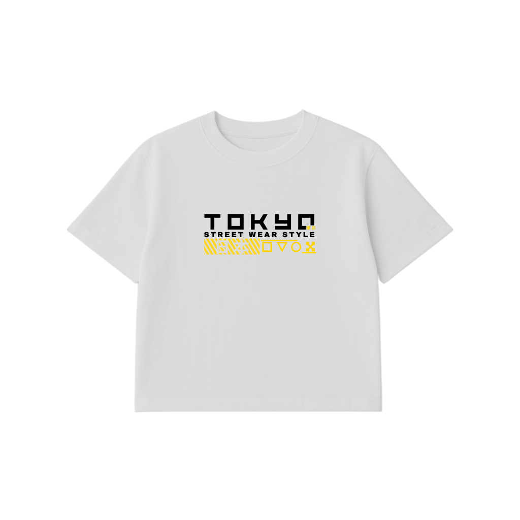 ACESTREET TOKYO STREETWEAR BOXY เสื้อยืดสําหรับผู้ชายและผู้หญิง BOXY || เสื้อยืด Unisex Streetwear D