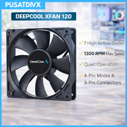 DEEPCOOL XFAN 120 FAN 12CM 120MM CASING CASE COOLER PC DEEP COOL