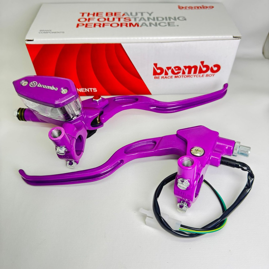 BRAKE MASTER PAIR OF UNIVERSAL OVAL และท่อสแควร์ - เบรกแรงแข็ง MASTER HANDLE COPY RCB RX KING CBR VARIO 125 150 160 NINJA ETC.