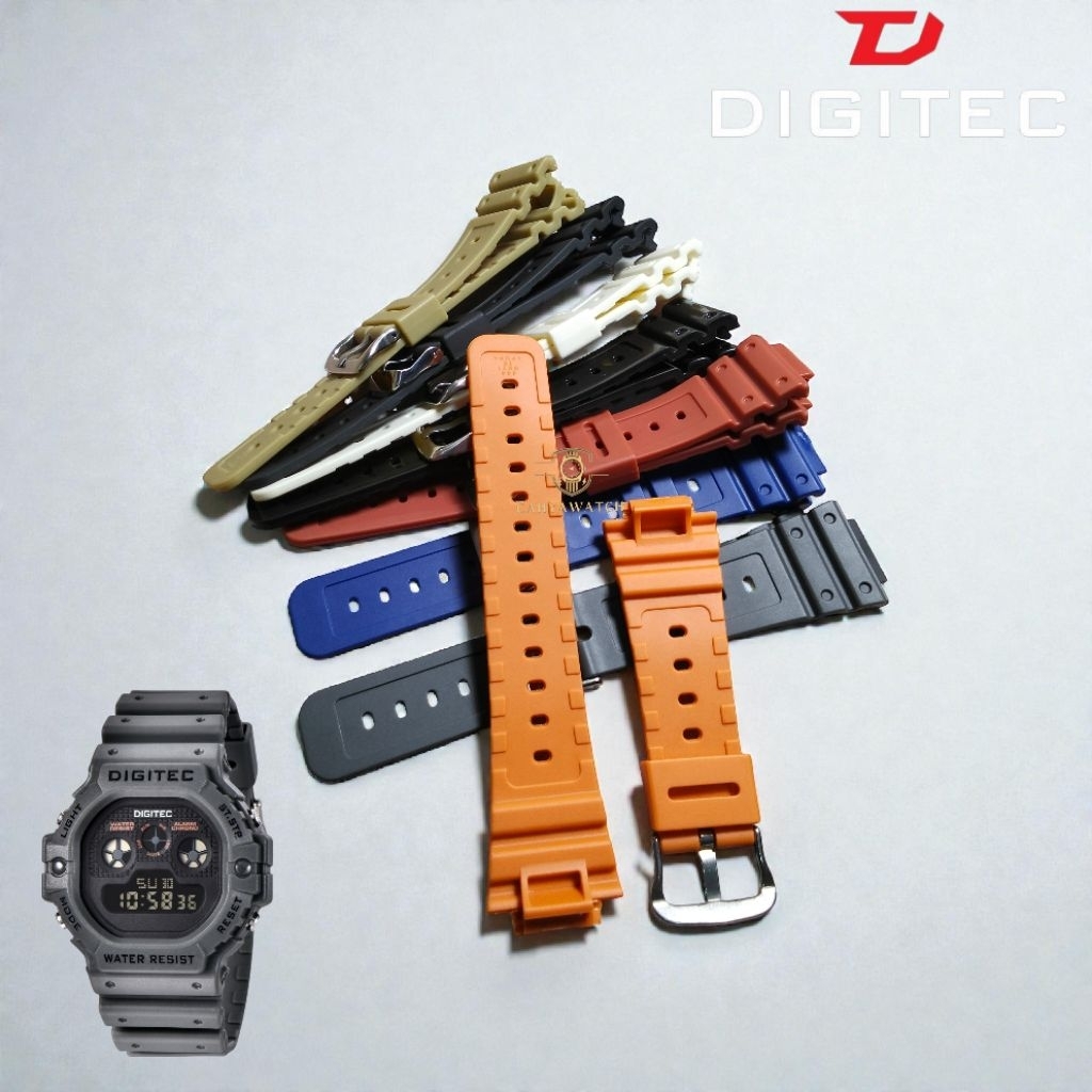Digitec DG 5090T DG5090T สายนาฬิกา Oem ดั้งเดิมยาง